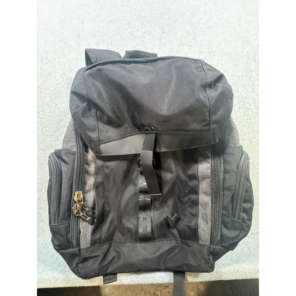 Bondka‎ Jigsaw Backpack Black Charcoal Grey Multi-Pocket Tech Travel School Bag
